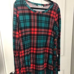 Holiday Plaid Dress